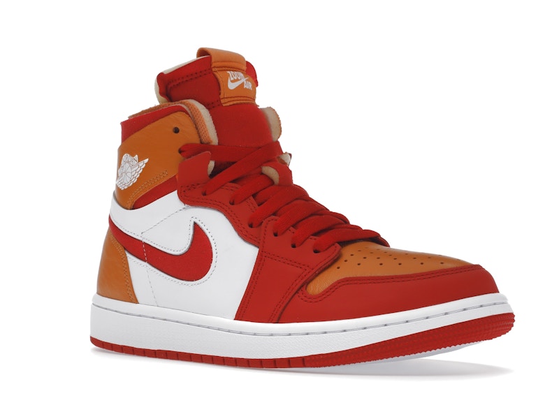 Jordan 1 High Zoom Air CMFT Fire Red Hot Curry (Women's)