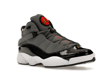 Jordan 6 Rings Smoke Grey Black Red Gold