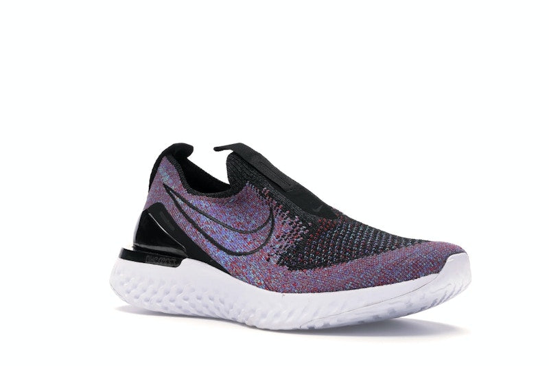 Nike Epic Phantom React Flyknit Black University Red Hyper Jade (Women's)