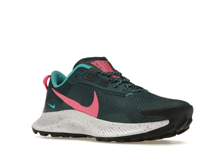 Nike Pegasus Trail 3 Dark Teal Green Pink Glow (Women's)