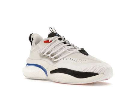 adidas AlphaBoost V1 White Black Blue Fusion