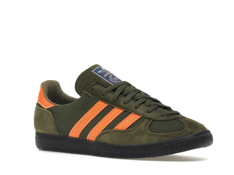 adidas Barrowland SPZL Dust Green Signal Orange
