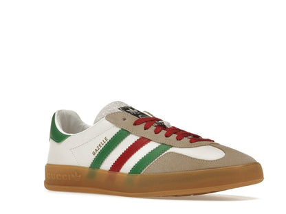 adidas x Gucci Gazelle White Green Red