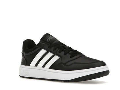 adidas Hoops 3.0 Low Black White Stripes