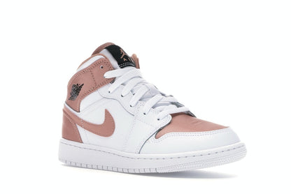 Jordan 1 Mid White Rose Gold (GS)