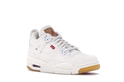 Jordan 4 Retro Levi's White (GS) (Levi's Tag)
