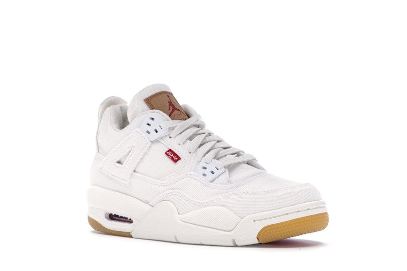 Jordan 4 Retro Levi's White (GS) (Levi's Tag)
