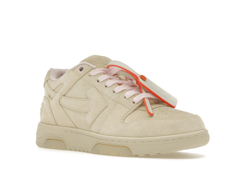 Off-White Out Of Office Suede Beige Pink