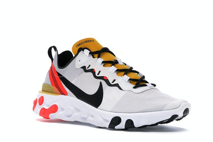 Nike React Element 55 White Black Crimson Gold