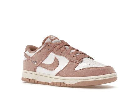 Nike Dunk Low Rose Whisper Gold Mini Swoosh (Women's)