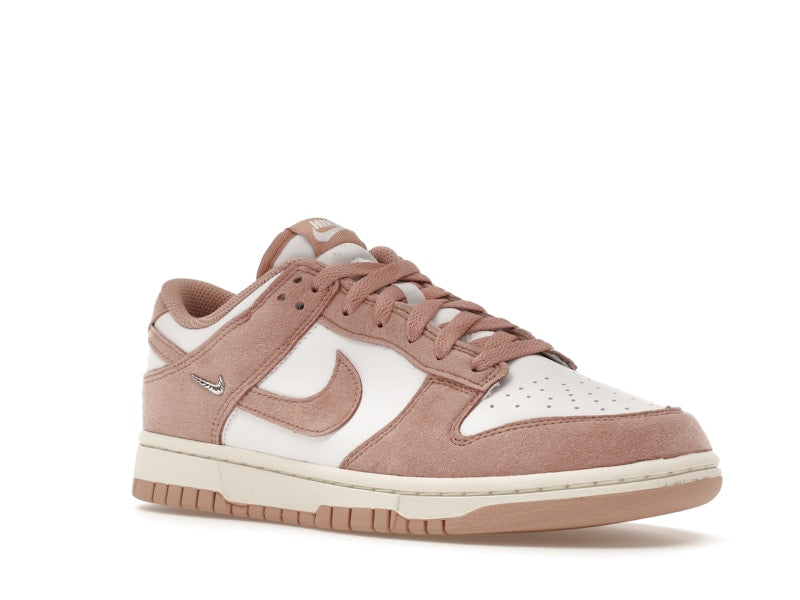 Nike Dunk Low Rose Whisper Gold Mini Swoosh (Women's)
