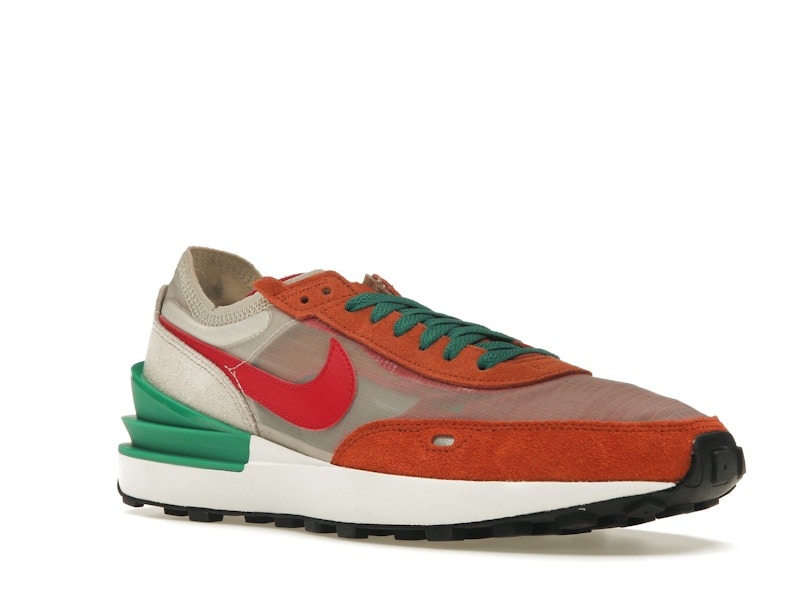 Nike Waffle One Burnt Sunrise Light Orewood Brown Malachite Mystic Hibiscus (Women's)