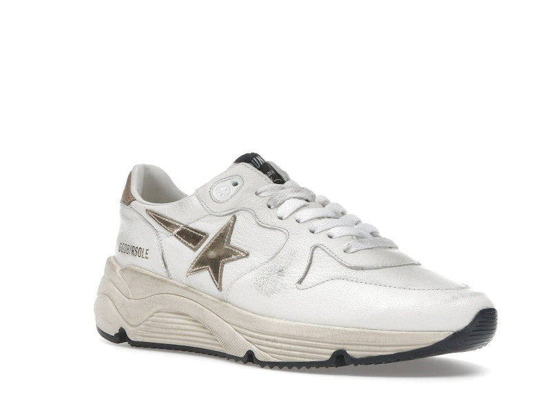 Golden Goose Running Sole White Gold (Women's)