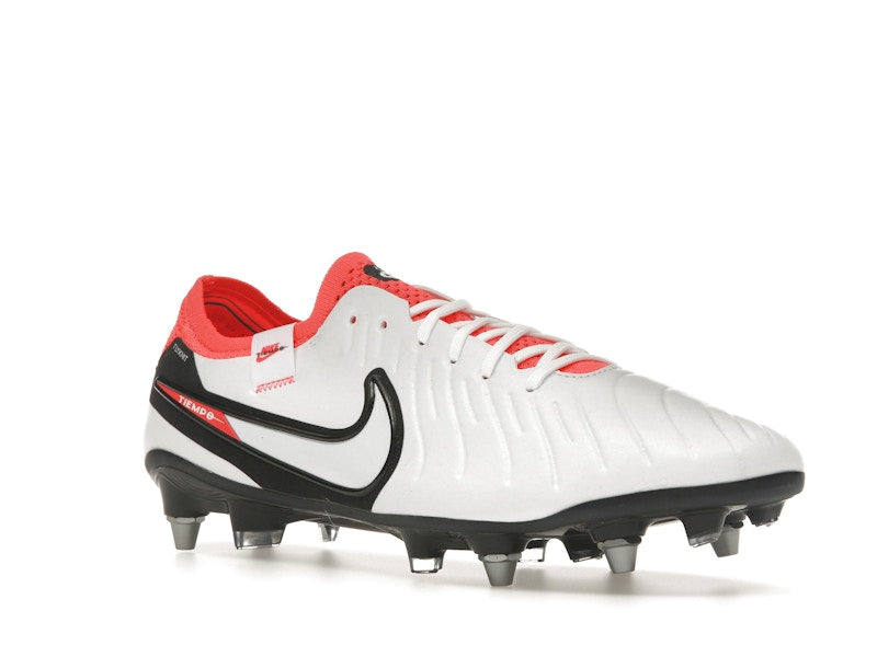 Nike Tiempo Legend 10 Elite SG-Pro White Black Bright Crimson