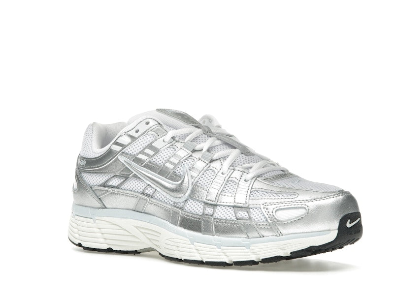 Nike P-6000 White Blue Tint Sail Metallic Silver (Women's)