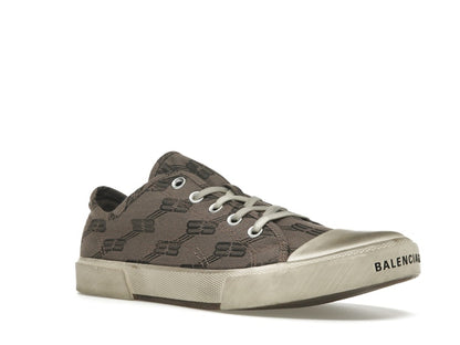 Balenciaga Paris Low 'BB Monogram Dark Mink Grey