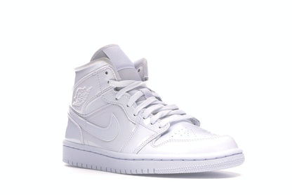 Jordan 1 Mid Triple White (Women's)
