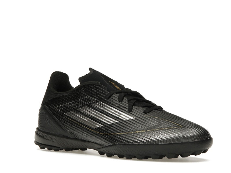 adidas F50 League Turf Core Black Iron Metallic Gold Metallic