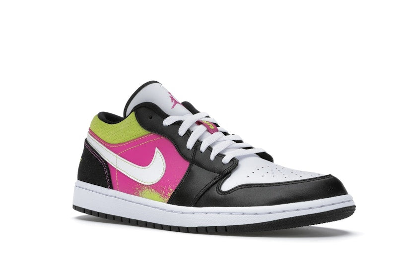 Jordan 1 Low Black Active Fuchsia Cyber
