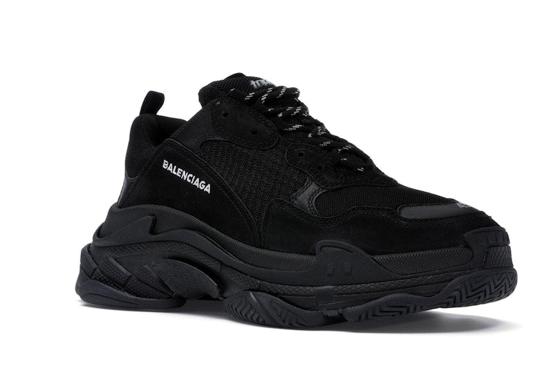 Balenciaga Triple S Triple Black (2018 Reissue) (Nondistressed)