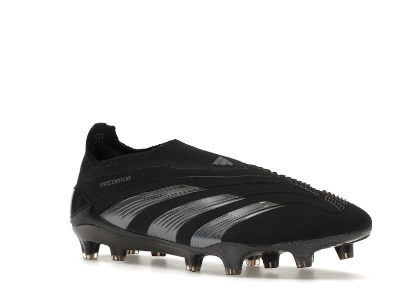 adidas Predator 24 Elite Laceless FG Core Black Carbon