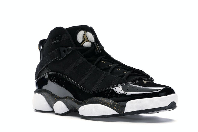 Jordan 6 Rings Black Metallic Gold White