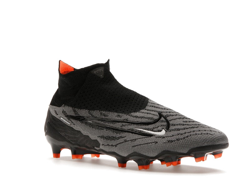 Nike Gripknit Phantom GX Elite Dynamic Fit FG Black Dark Smoke Grey Total Orange
