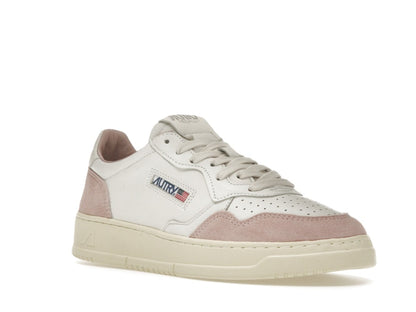 Autry Medalist Leather Low White Powder (Women's)