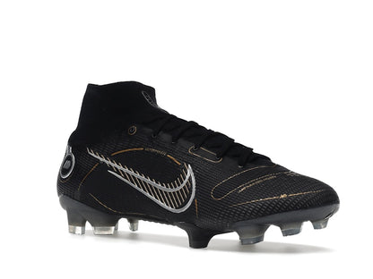 Nike Mercurial Superfly 8 FG Black Metallic Silver Gold