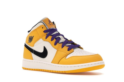Jordan 1 Mid SE Lakers (GS)