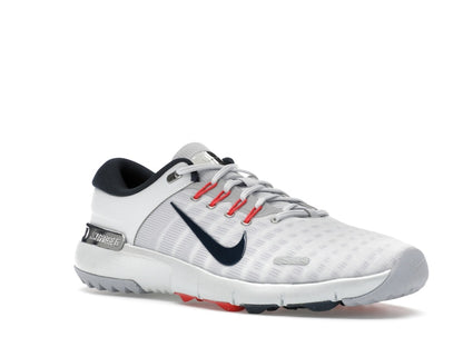 Nike Free Golf Pure Platinum Light Crimson Wolf Grey Armory Navy