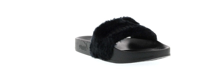Puma Fur Slide Fur Slide Black (Women's)