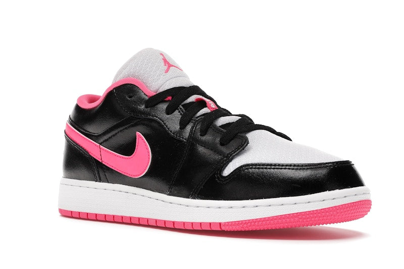 Jordan 1 Low Black White Hyper Pink (GS)