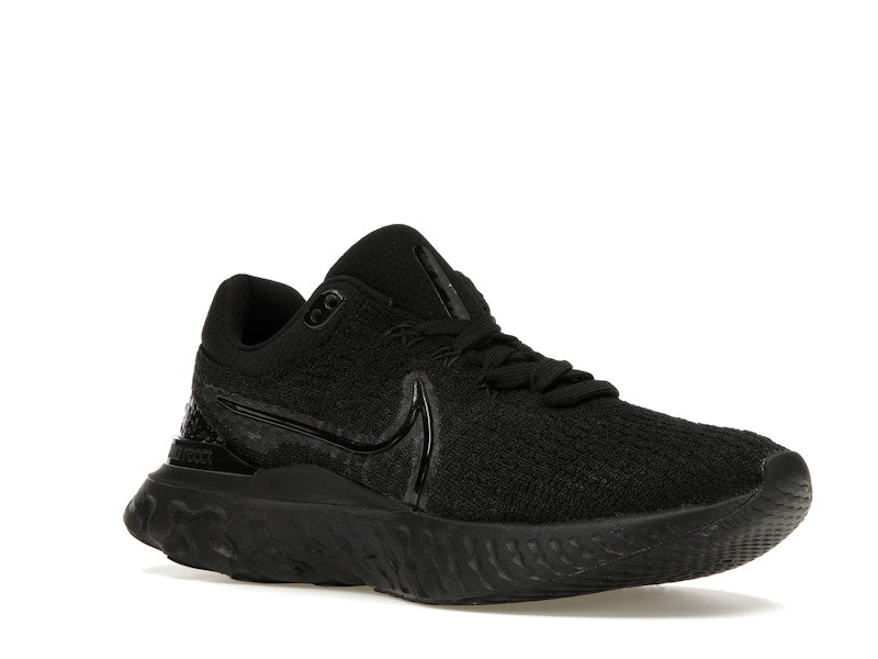 Nike React Infinity Run Flyknit 3 Triple Black (Women's)