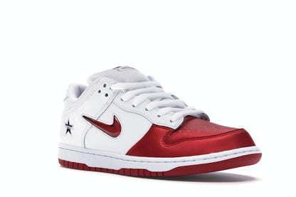 Nike SB Dunk Low Supreme Jewel Swoosh Red