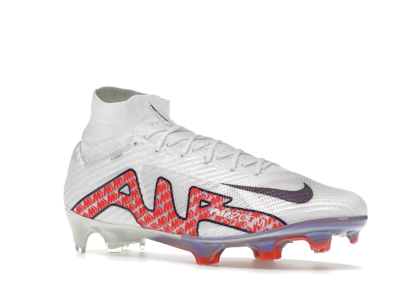 Nike Zoom Mercurial Superfly 9 Elite FG White Bright Crimson