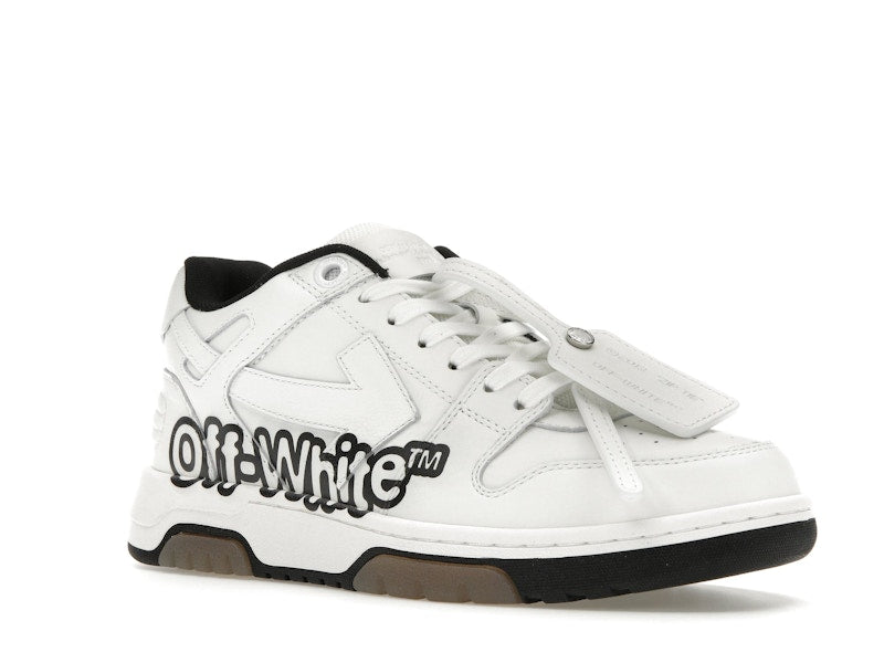 OFF-WHITE Out Of Office OOO Low Tops "Off-White" White Black