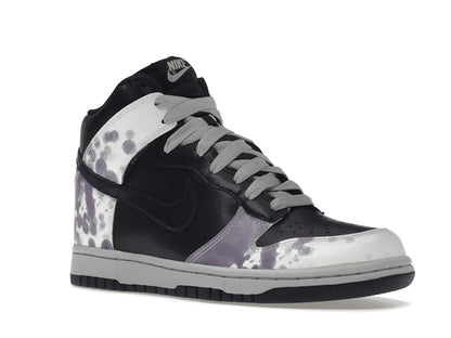 Nike Dunk High Splatter Black White Purple (Women's)
