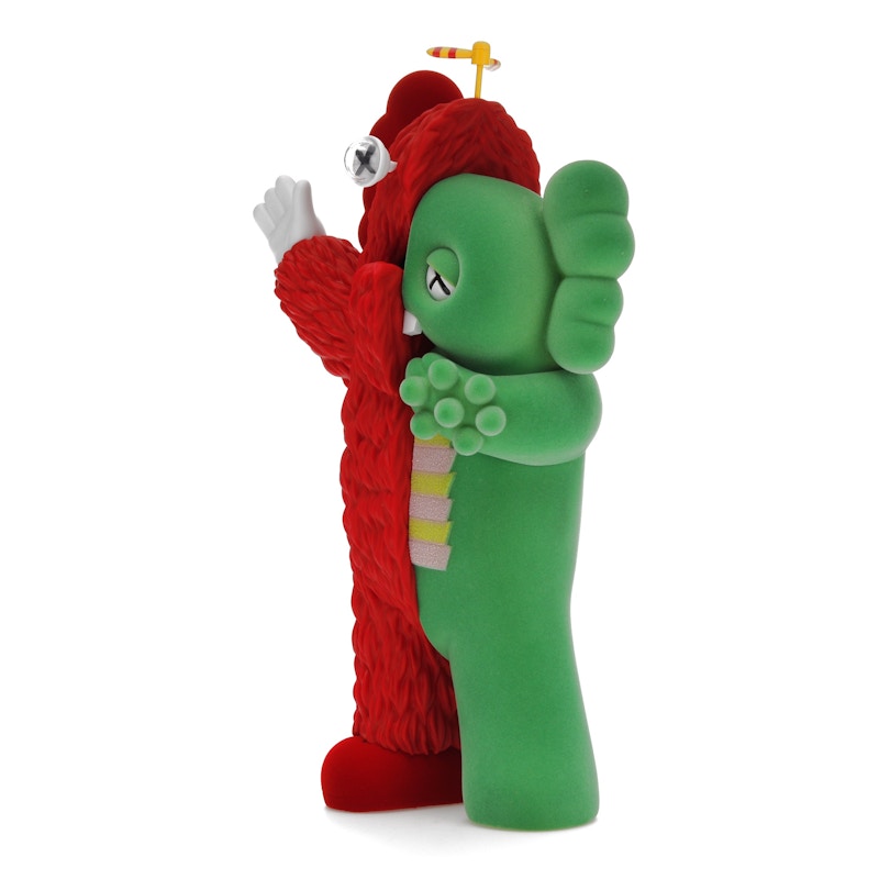 KAWS KACHAMUKKU Vinyl Figure Green/Red
