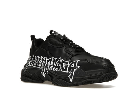 Balenciaga Triple S DIY Metal Artwork Black