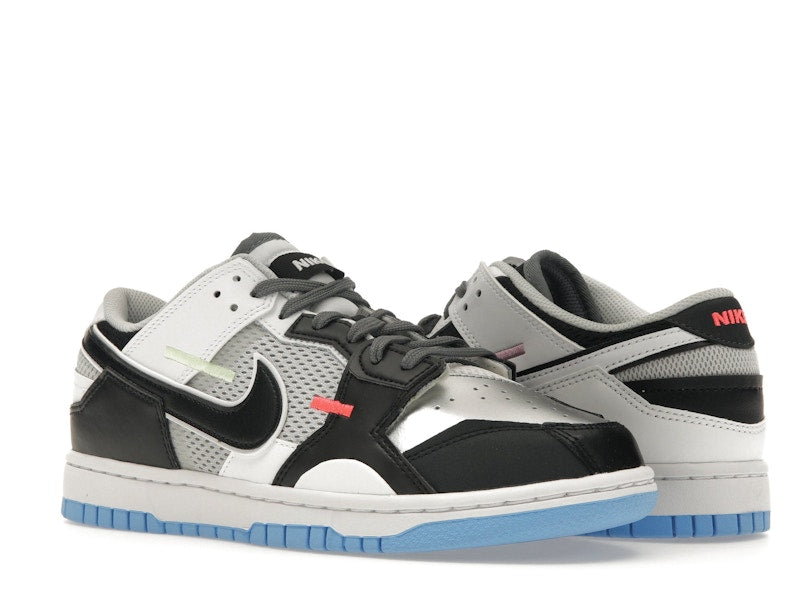 Nike Dunk Low Scrap Black Neutral Grey University Blue White