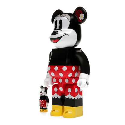Bearbrick x Disney Minnie Mouse 100% & 400% Set
