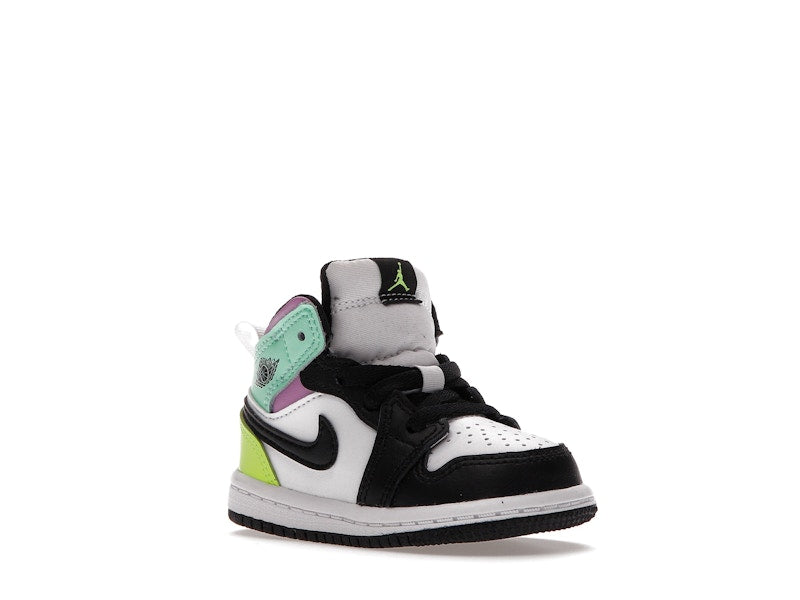 Jordan 1 Mid Pastel Black Toe (TD)