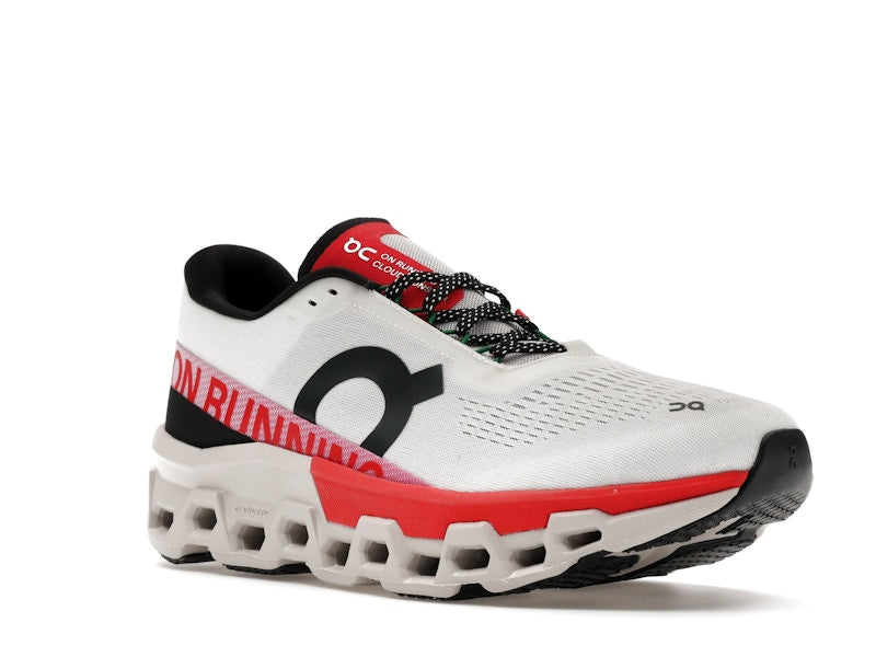 On Running Cloudmonster 2 Ivory Silver Red