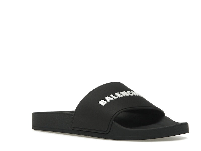 Balenciaga Pool Slide Black White (Women's)
