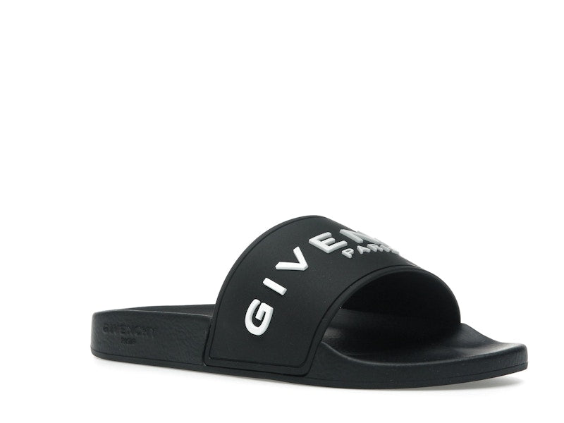 Givenchy Paris Slide Sandals Black