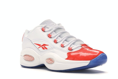 Reebok Question Low Patent Toe Orange