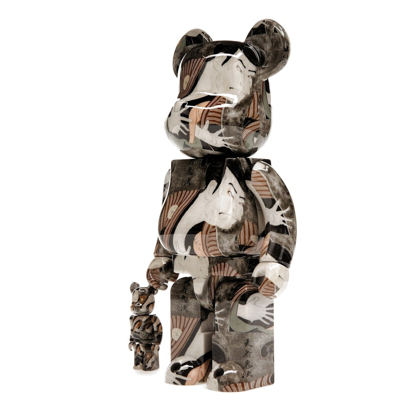 Bearbrick Sharaku Toshusai (Otani Oniji III as Yakko Edobei) 100% & 400% Set