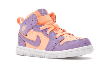 Jordan 1 Mid Paint Splatter Orange Purple (TD)