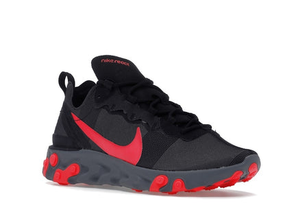Nike React Element 55 Black Solar Red (Women's)